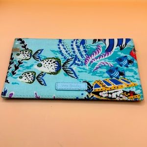Vera Bradley summer aquarium checkbook cover